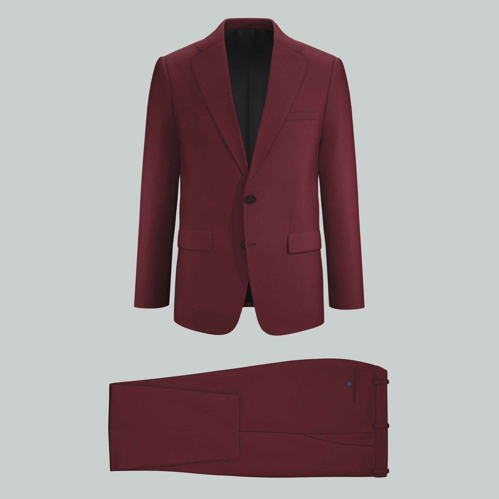 Hopsack Suit Stretch