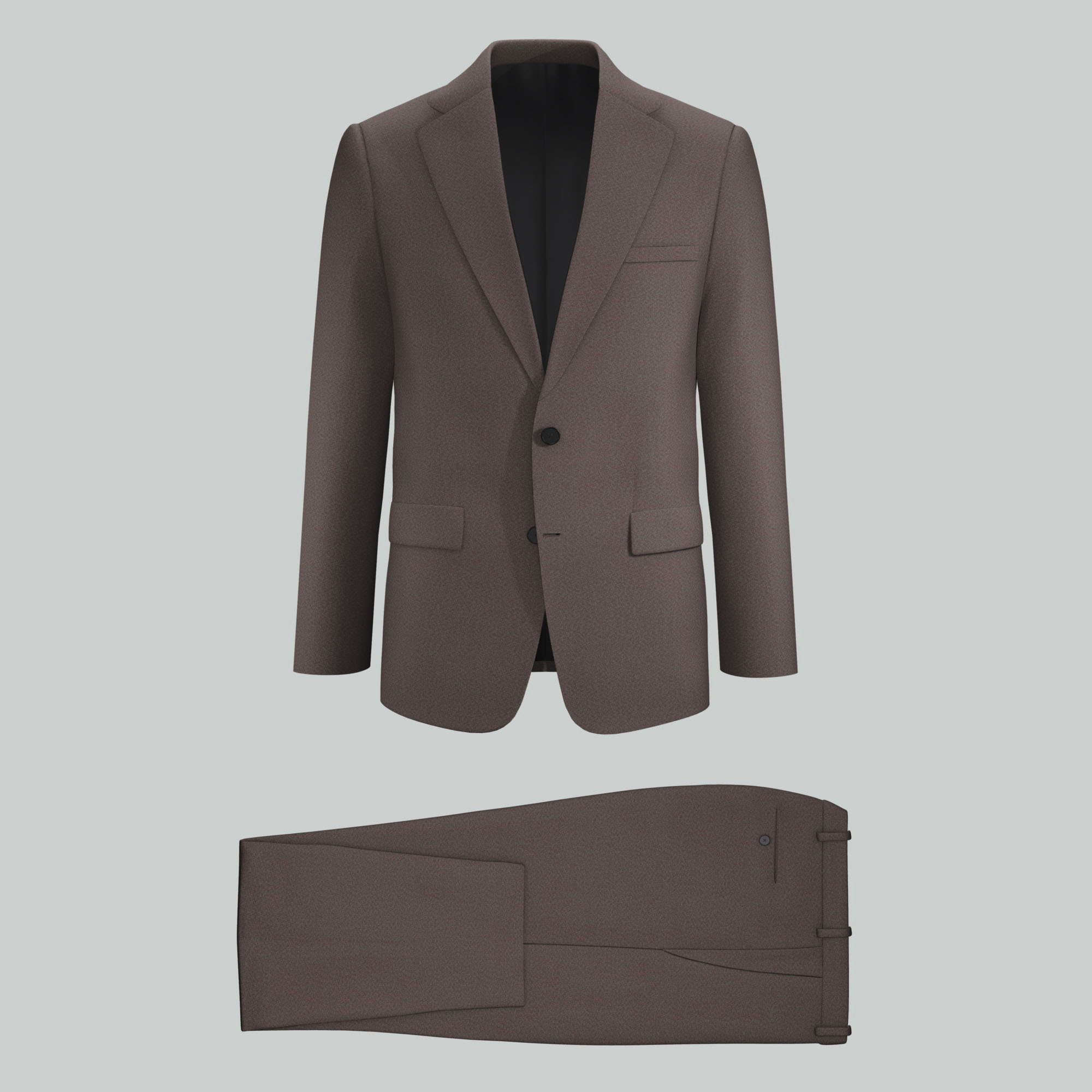 Hopsack Suit Stretch