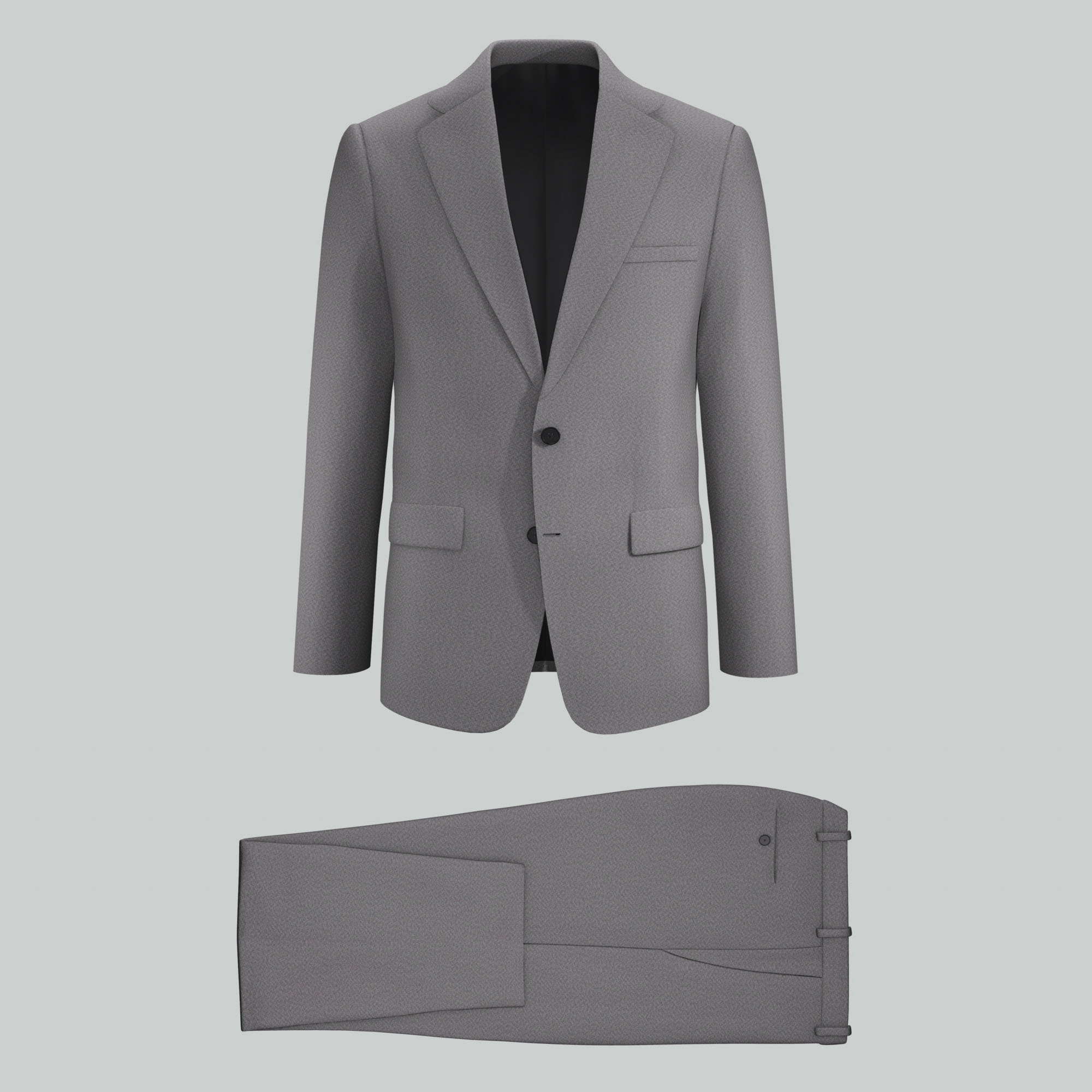 Hopsack Suit Stretch