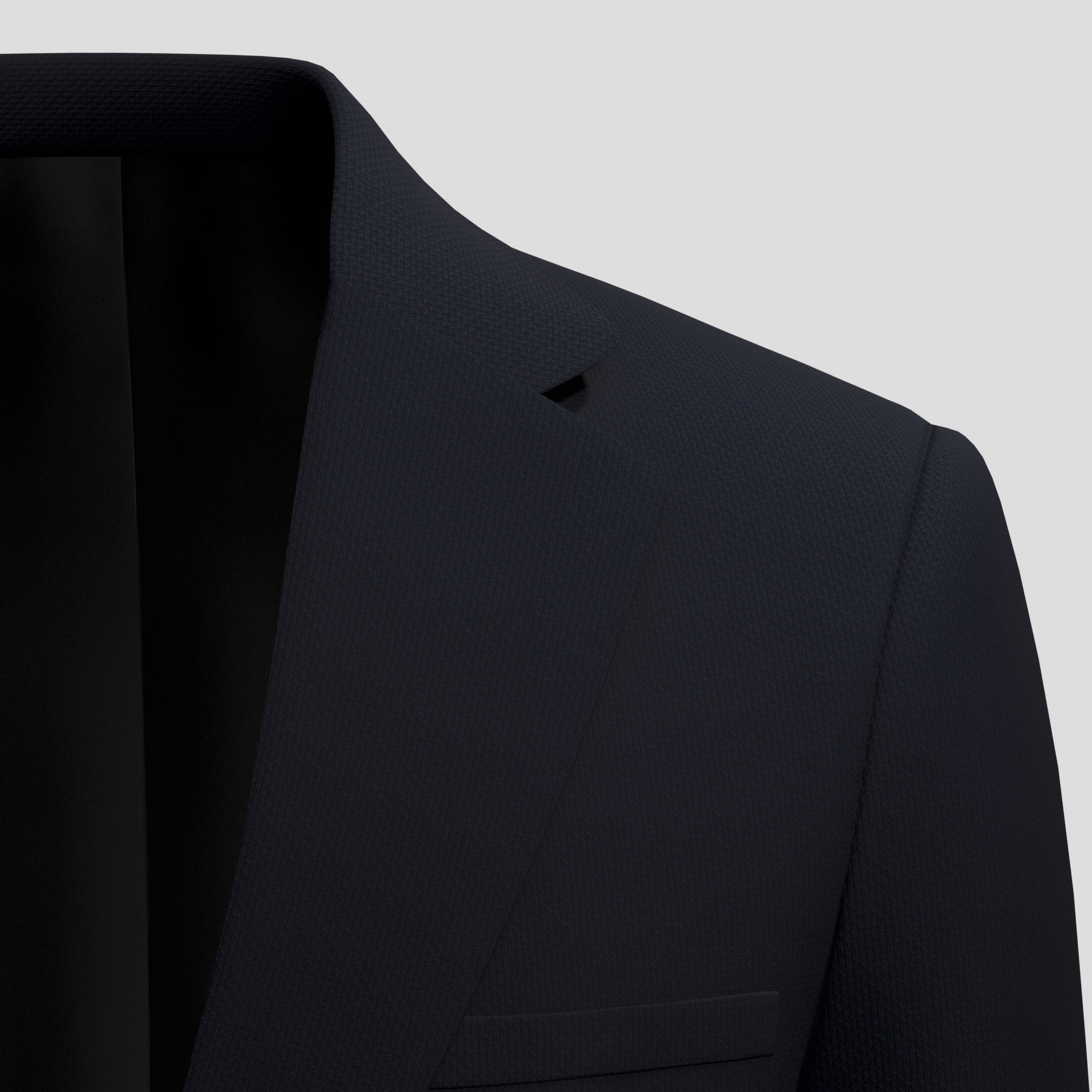 Micro Knit Effect Blazer