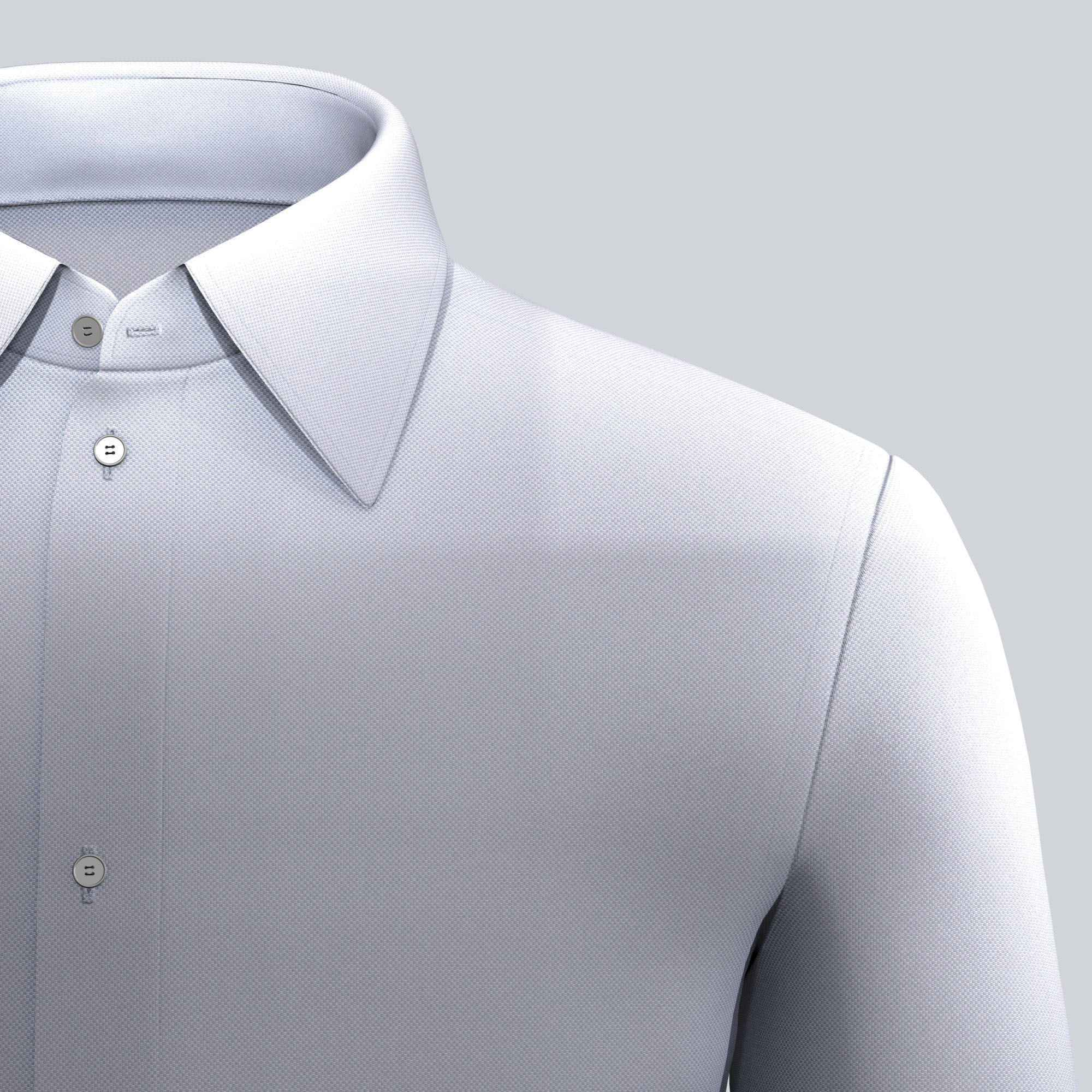 Oxford wool/eucalyptus Shirt