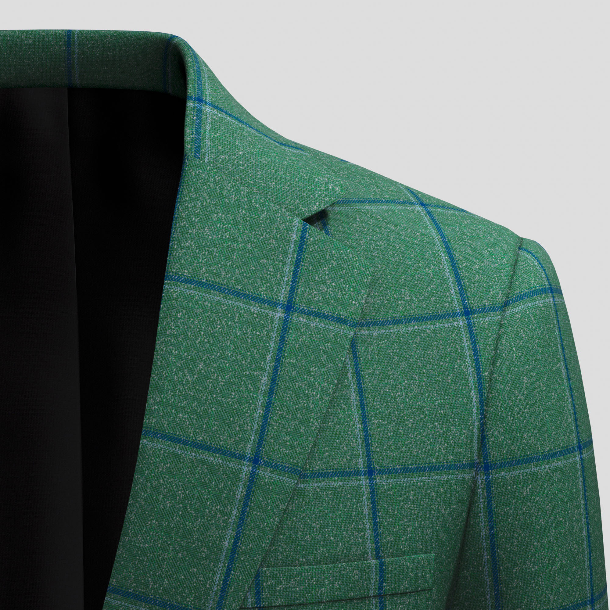 Fancy Twill Jacket Merino Wool & Silk & Linen