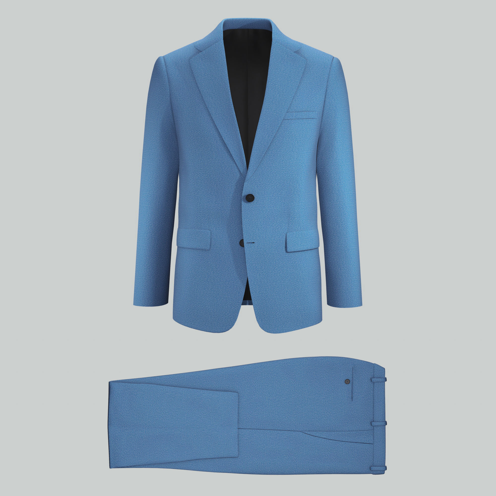 Hopsack Suit Stretch