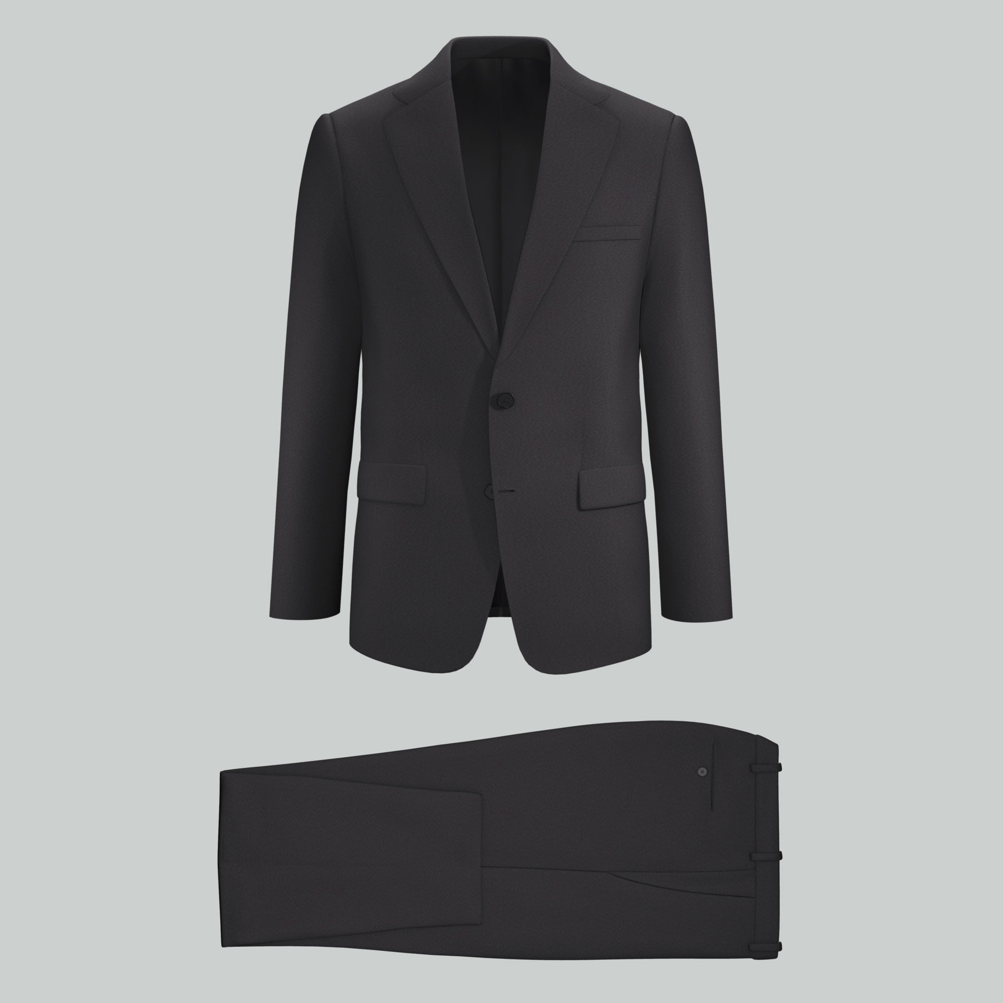 Hopsack Suit Stretch