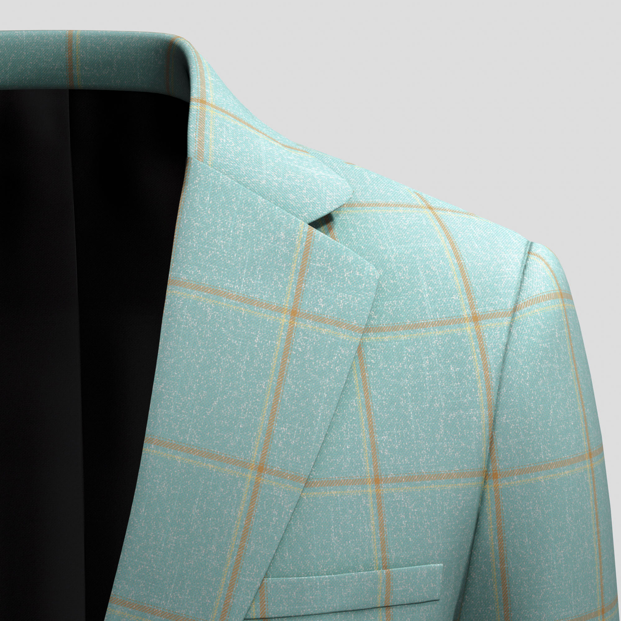 Fancy Twill Jacket Merino Wool & Silk & Linen