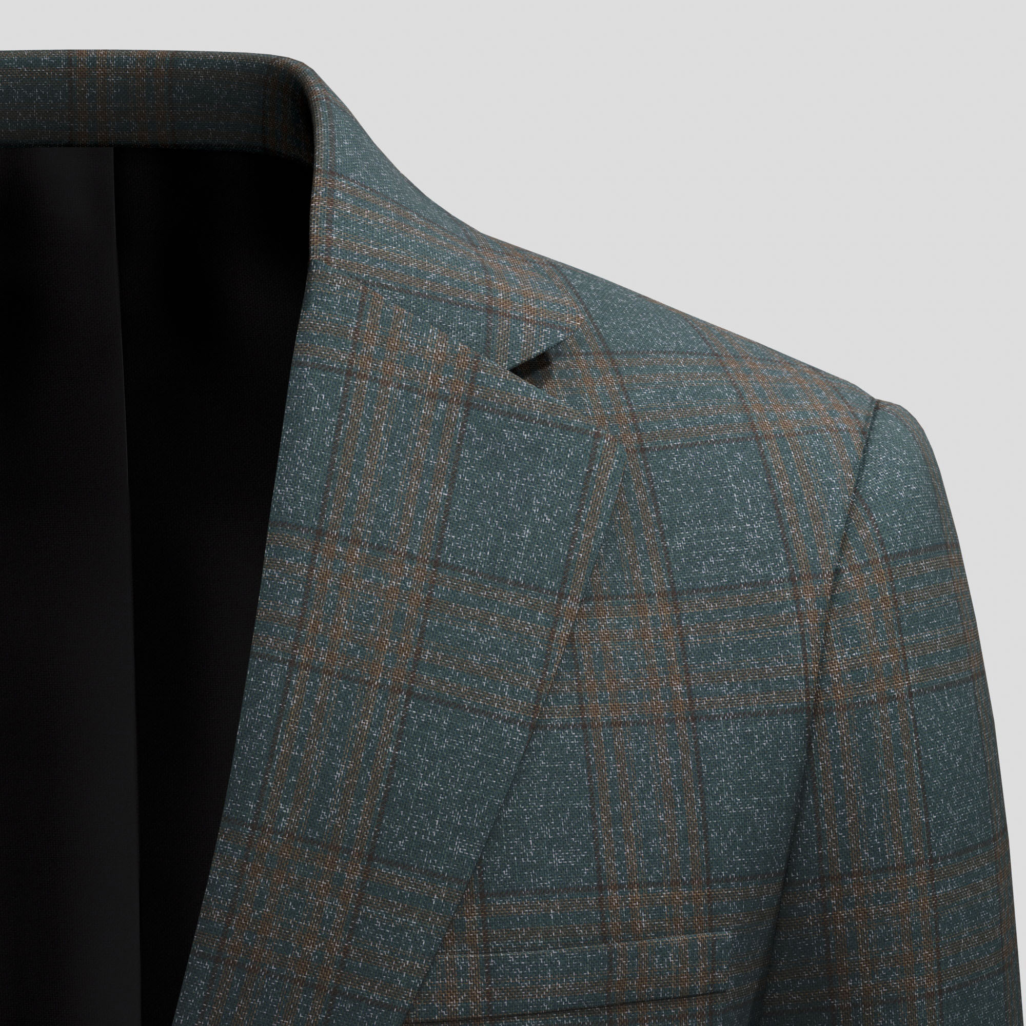 Fancy Twill Jacket Merino Wool & Silk & Linen