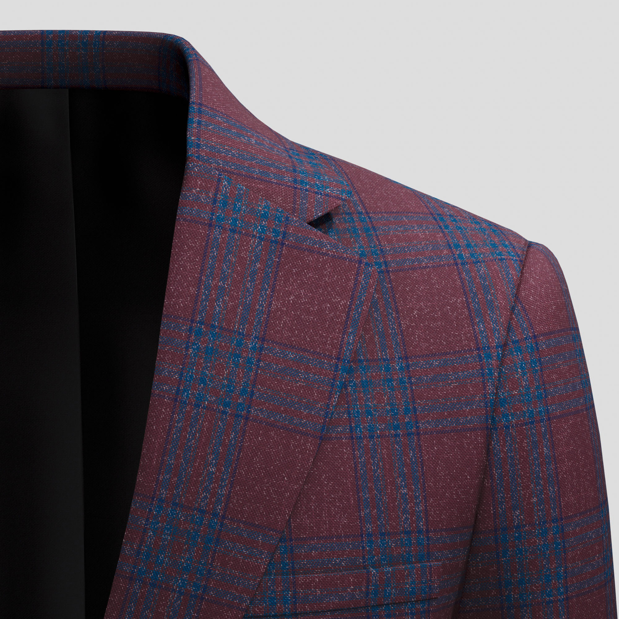 Fancy Twill Jacket Merino Wool & Silk & Linen