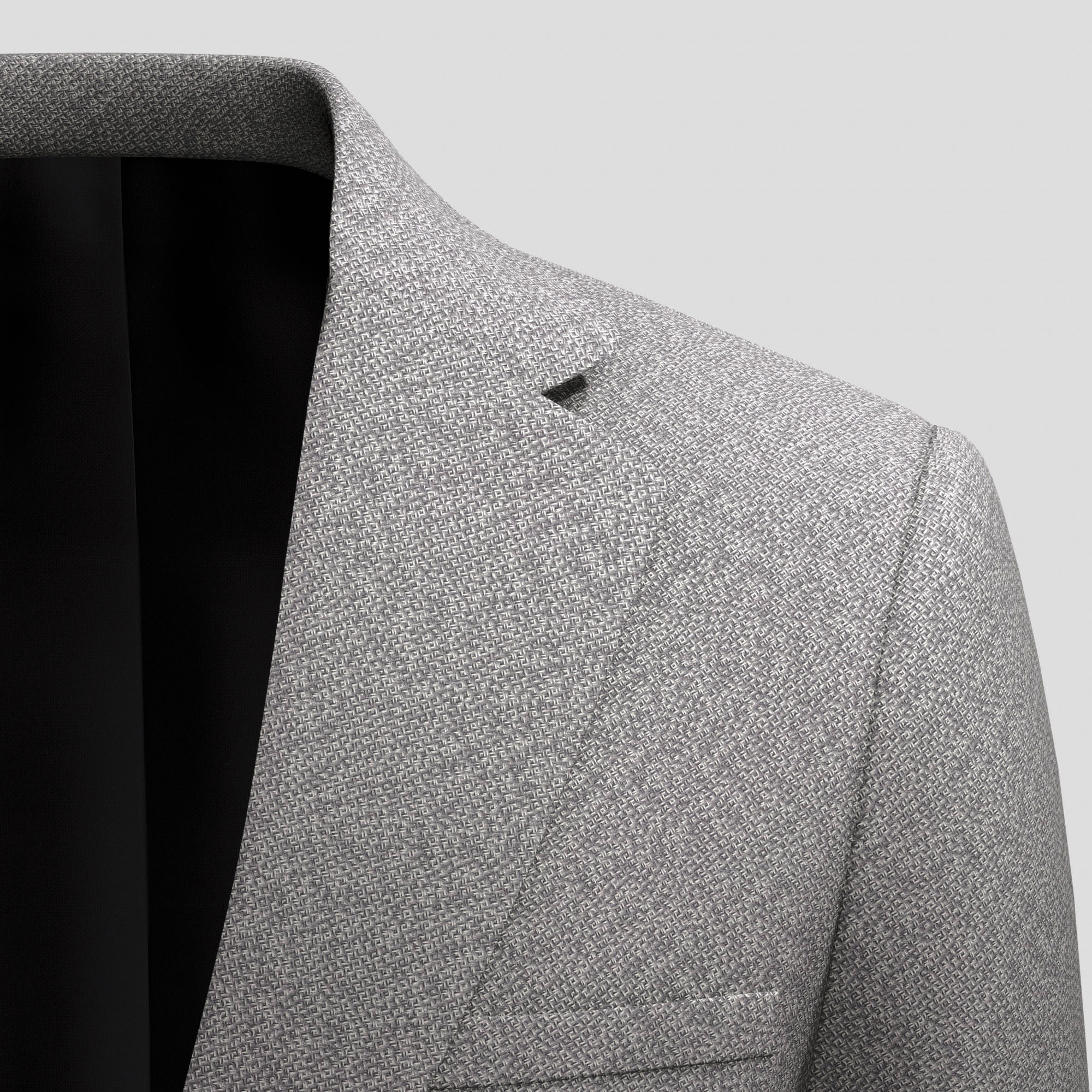 Micro Knit Effect Blazer