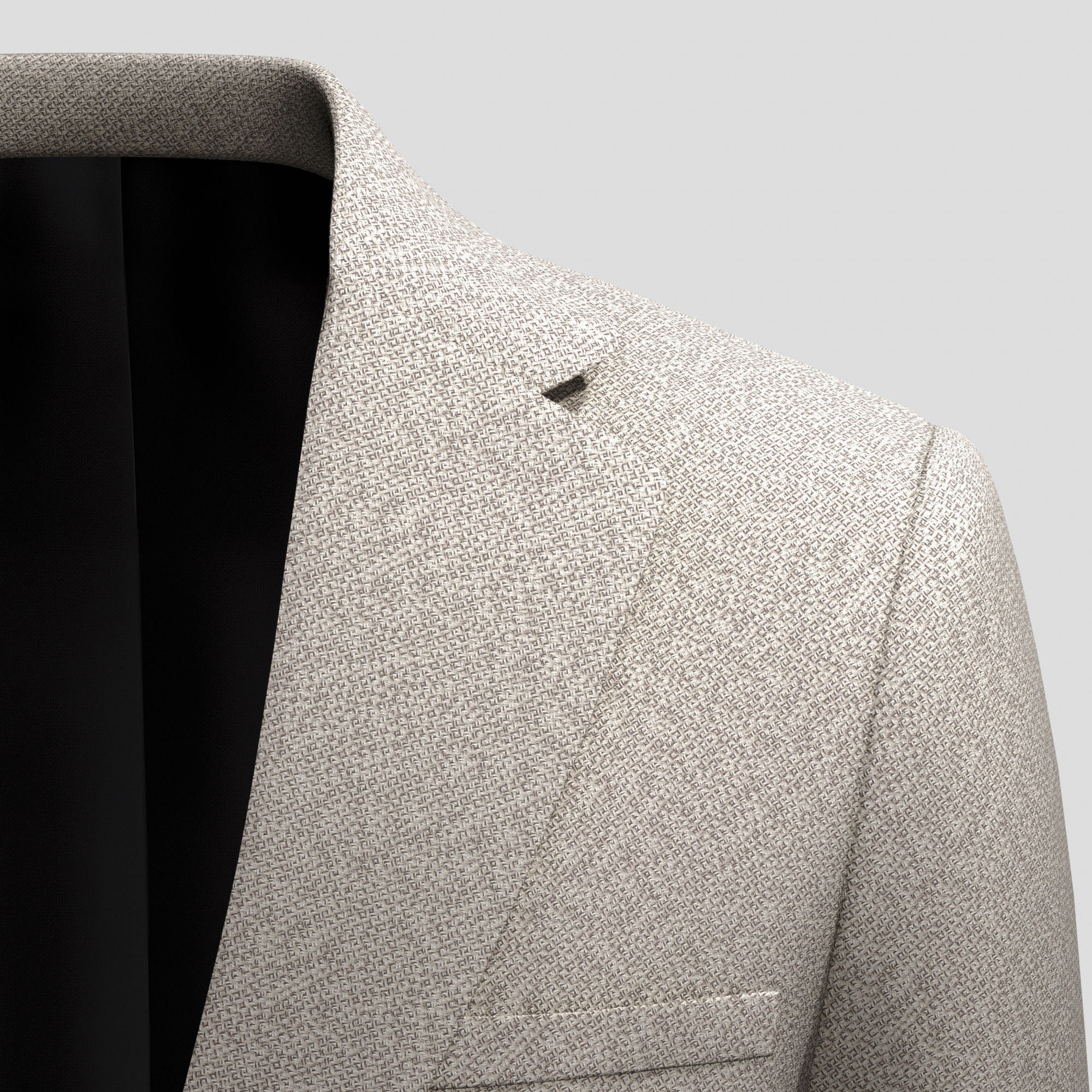 Micro Knit Effect Blazer
